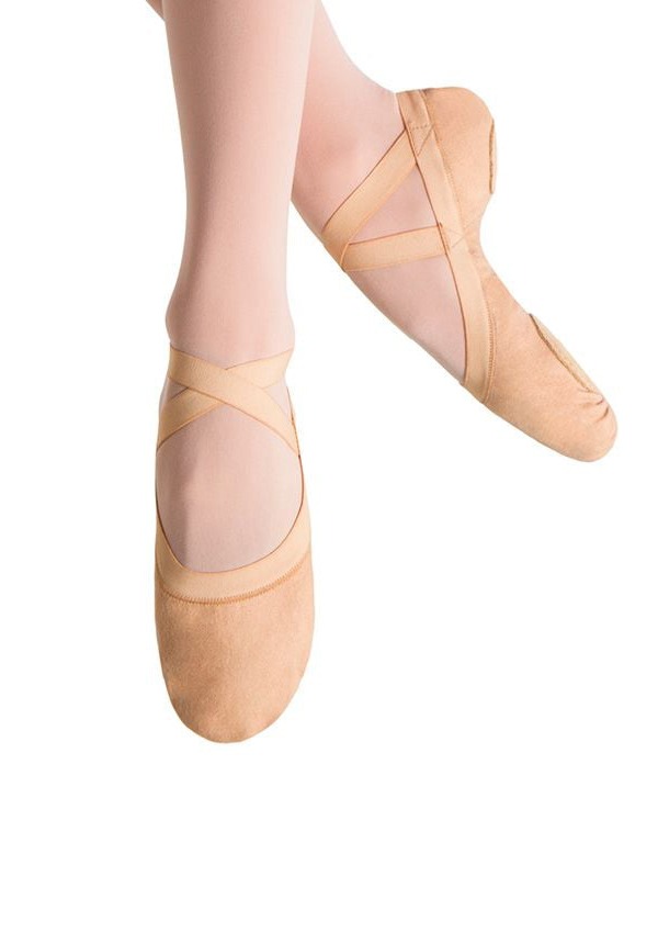 Pro Elastic Canvas Ballet Shoes - Light sand - NISARAT